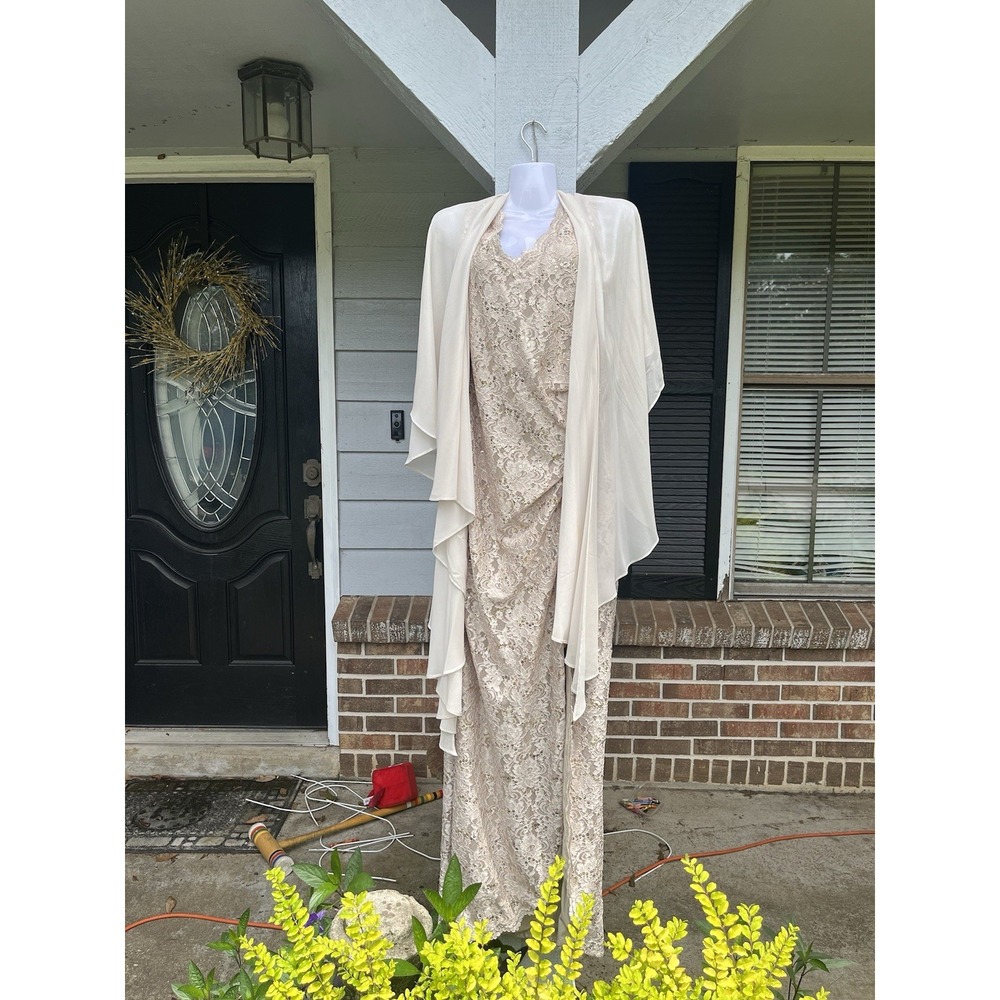 Jessica Howard Wedding Dress Size 12 With Shaw
